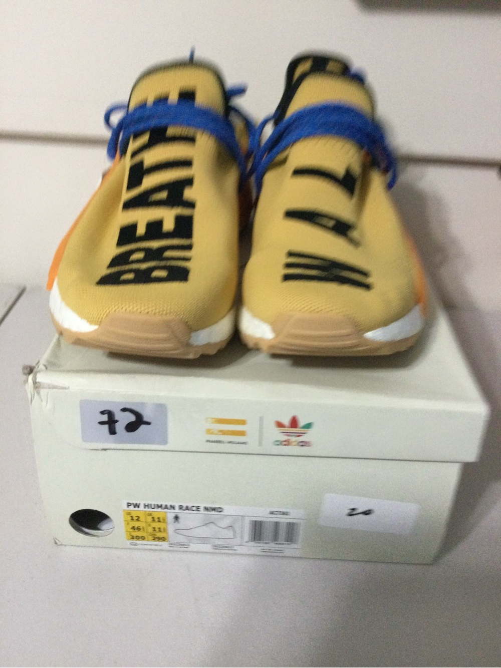 adidas PW Human Race NMD mensYellow Athletic Shoes - Picture 5 of 5